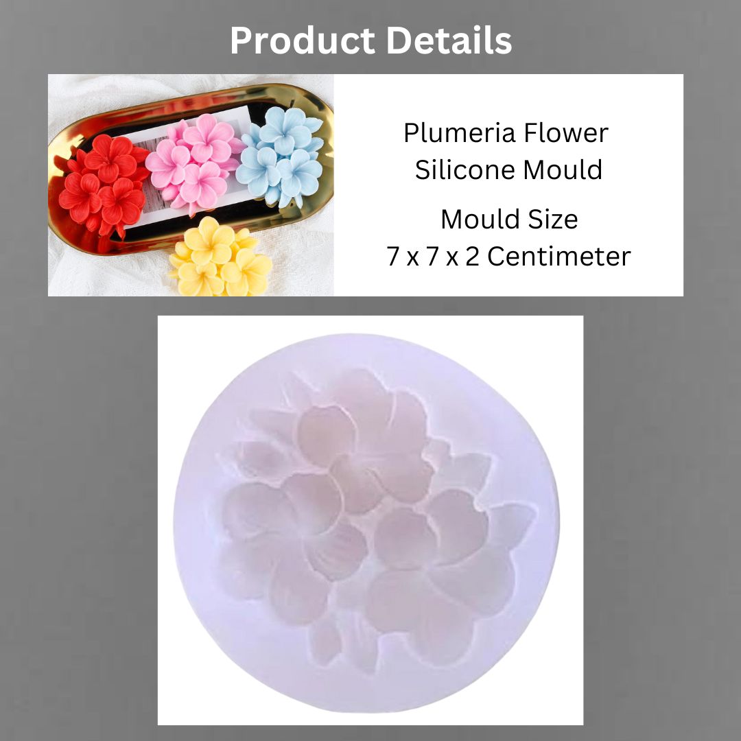 Plumeria Chrysanthemum Flower Silicone Candle Mold - Image 2